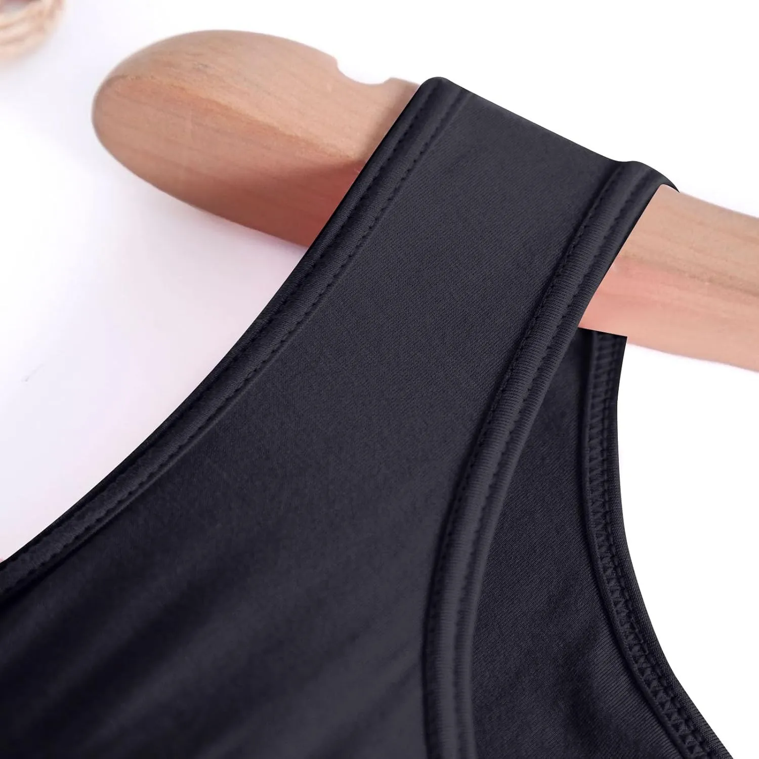 Built In Bra Nightwear for Women Plus Size Sleeveless Sleepwear Tank Sleep Dress Full Slip Lounge Dress Nightgowns