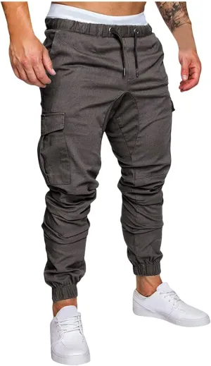 Cargo Pants for Men Baggy Water Resistant Ripstop Cargo Pants Lightweight EDC Hiking Work Pants Outdoor Apparel Men's