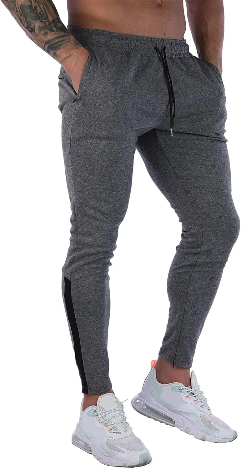 Cargo Pants for Men Relaxed Fit Cargo Lightweight Quick Dry Joggers Workout Men's Joggers with Zipper Pockets Running