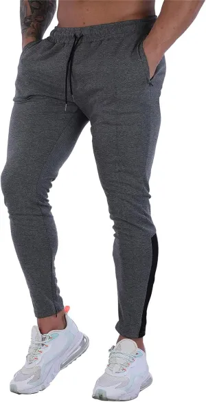 Cargo Pants for Men Relaxed Fit Cargo Lightweight Quick Dry Joggers Workout Men's Joggers with Zipper Pockets Running