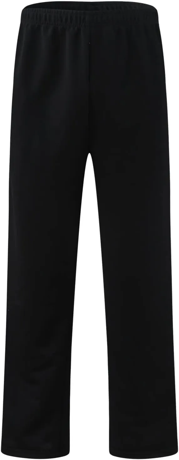 Cargo Pants for Men Relaxed Fit with Pockets Men's Cargo Sweatpants Open Bottom Straight Leg Casual Fit Baggy Jogger