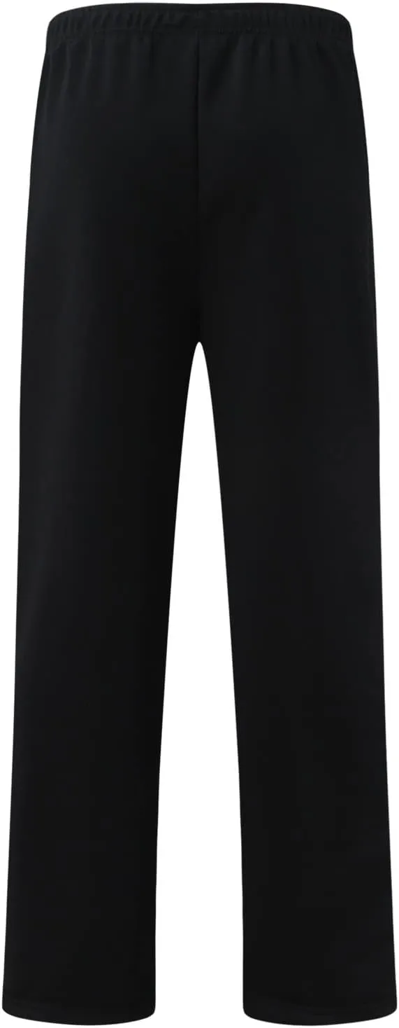 Cargo Pants for Men Relaxed Fit with Pockets Men's Cargo Sweatpants Open Bottom Straight Leg Casual Fit Baggy Jogger
