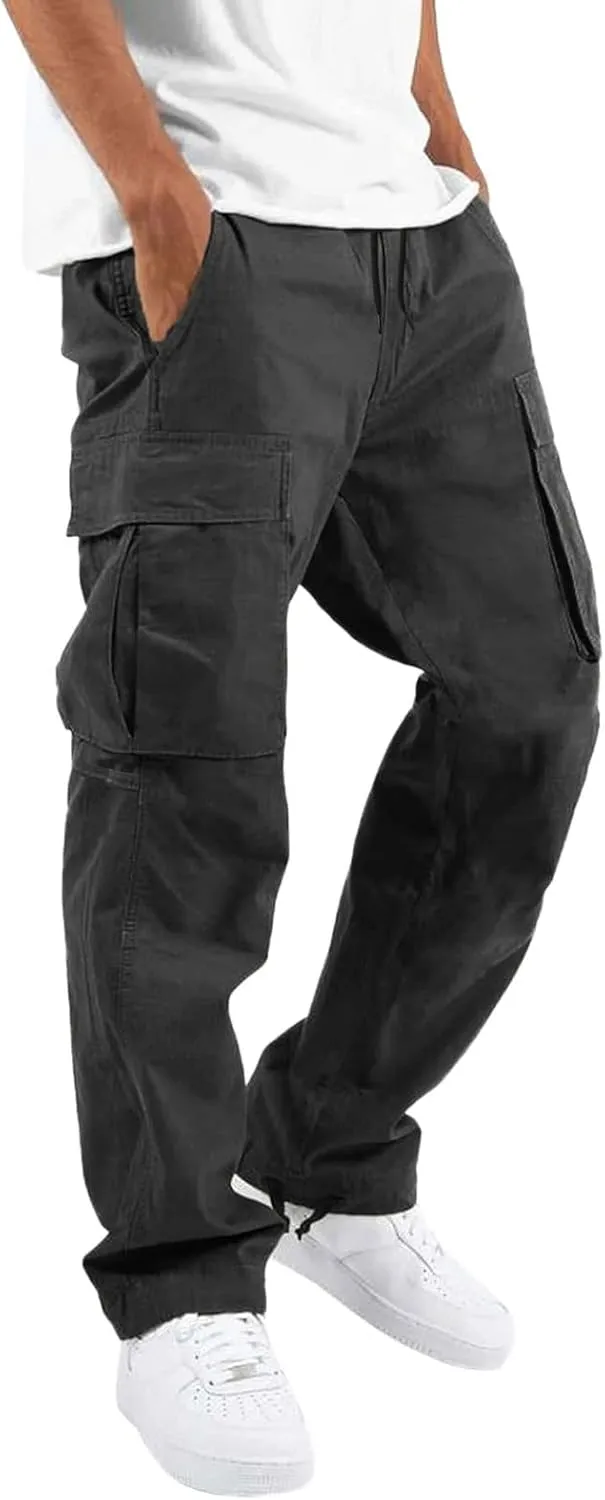 Cargo Pants for Men Relaxed Fit Work Hiking Ripstop Pants Cargo Pants for Men Work Casual Performance Series Comfort
