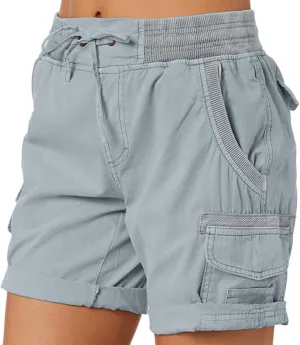 Cargo Shorts for Women 2025 Summer Casual Trendy Loose High Waisted Button Hiking Outdoor Running Athletic Shorts