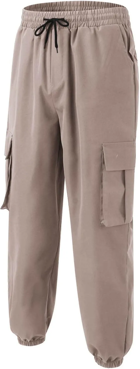 Cargo Sweatpants for Men Mens Lounge Pants Trousers Baggy Jogger Cargo Pants for Men Men's Relaxed Straight-Fit Cargo