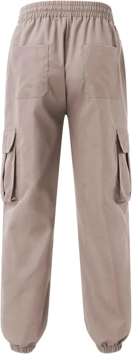 Cargo Sweatpants for Men Mens Lounge Pants Trousers Baggy Jogger Cargo Pants for Men Men's Relaxed Straight-Fit Cargo