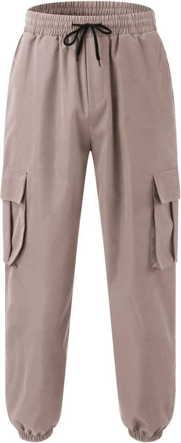 Cargo Sweatpants for Men Mens Lounge Pants Trousers Baggy Jogger Cargo Pants for Men Men's Relaxed Straight-Fit Cargo