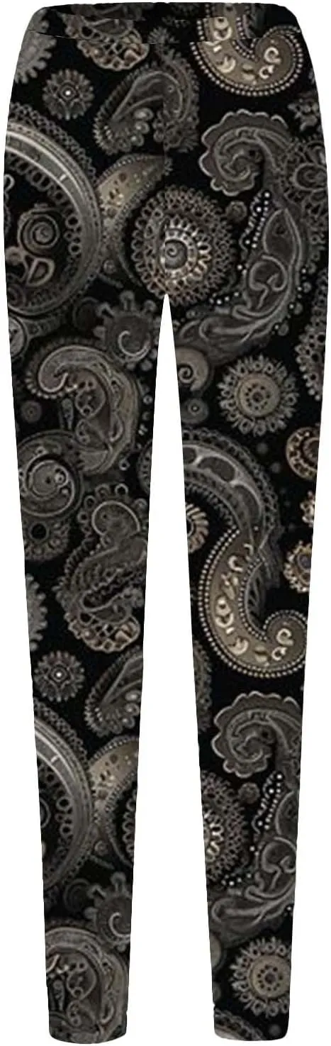 Compression Leggings for Women with Pockets Womens Patterned Leggings Tummy Control Fall Women Leggings