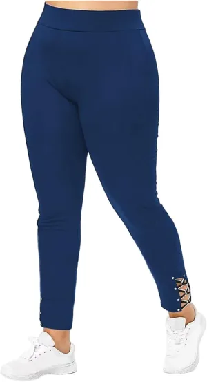 Cutout Leggings for Women Plus Size High Waist Leggings Compression Yoga Pant Tummy Control Leggings