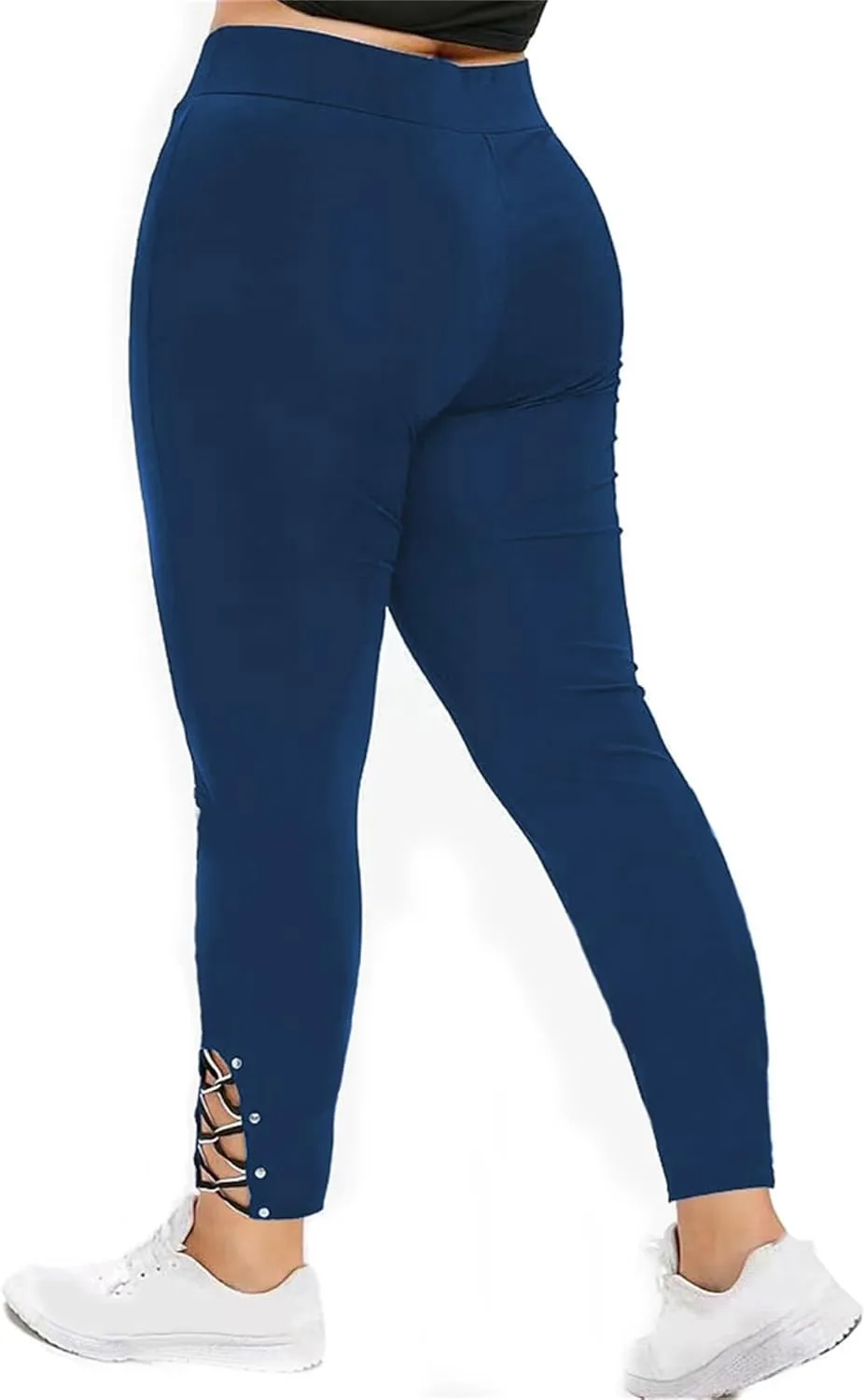 Cutout Leggings for Women Plus Size High Waist Leggings Compression Yoga Pant Tummy Control Leggings