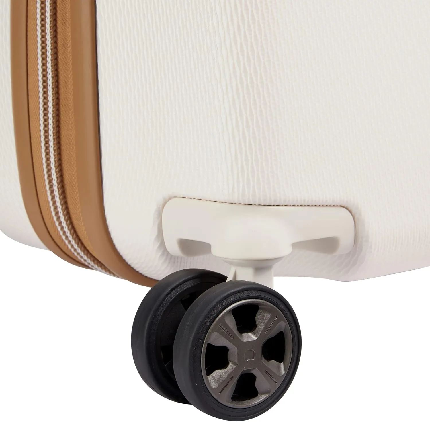 DELSEY PARIS Chatelet Air 2.0 Hardside Luggage with Spinner Wheels, Angora, Checked-Medium 24 Inch