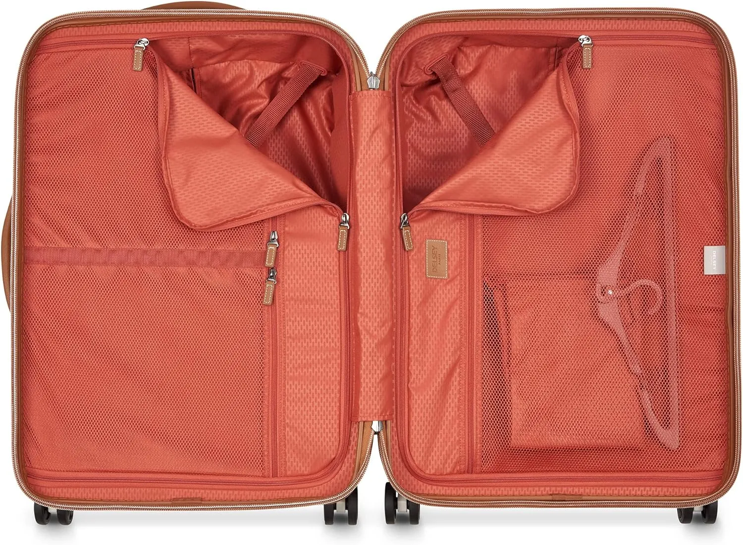 DELSEY PARIS Chatelet Air 2.0 Hardside Luggage with Spinner Wheels, Angora, Checked-Medium 24 Inch