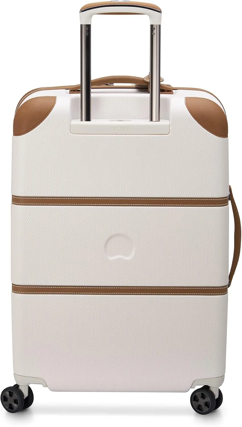 DELSEY PARIS Chatelet Air 2.0 Hardside Luggage with Spinner Wheels, Angora, Checked-Medium 24 Inch