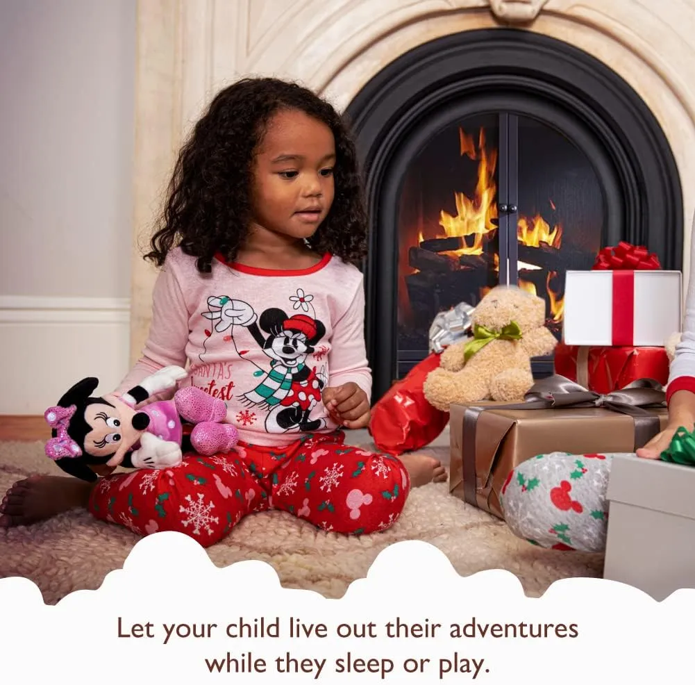 Disney Girls' 3-Pack Nightgowns, Soft & Cute Pajamas for Kids