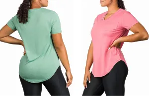 Epic MMA Gear Plus Size Womens V Neck Collar T Shirt | Summer Top with Chest Pocket