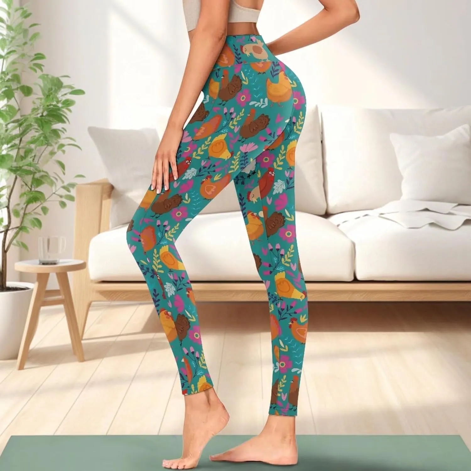 Fashion Leggings with Pockets for Women Yoga Leggings XS-3XL Breathable Workout Leggings High Waist