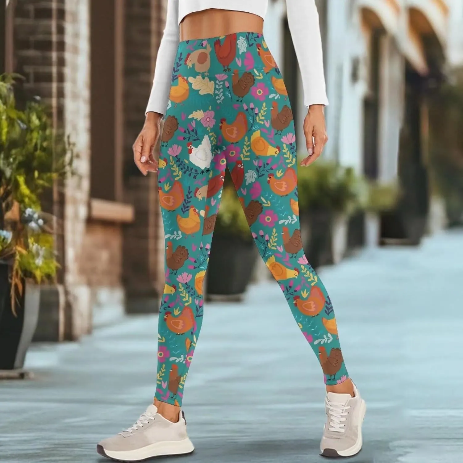 Fashion Leggings with Pockets for Women Yoga Leggings XS-3XL Breathable Workout Leggings High Waist