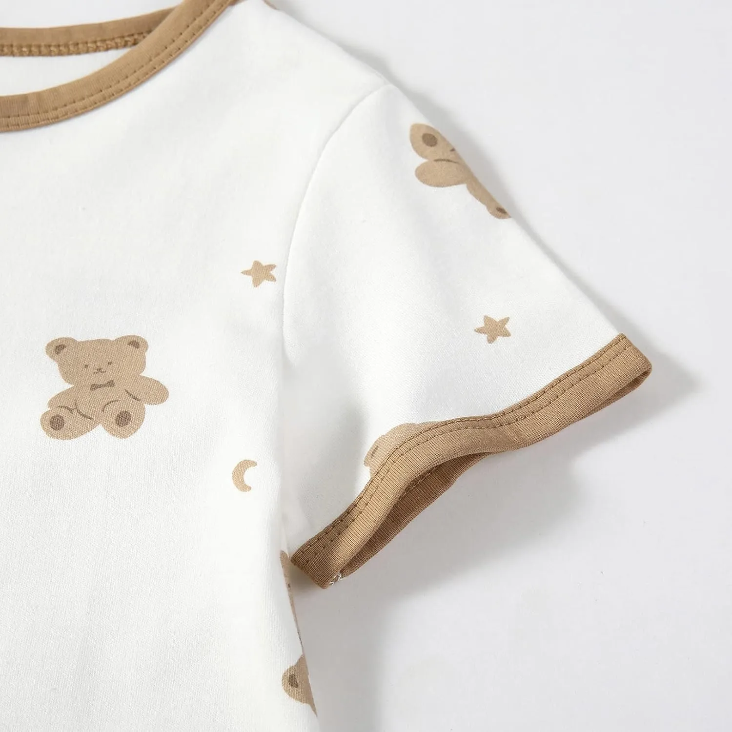 Girls Cotton Nightgowns Short Sleeve Sleep Shirt Princess Nightdress