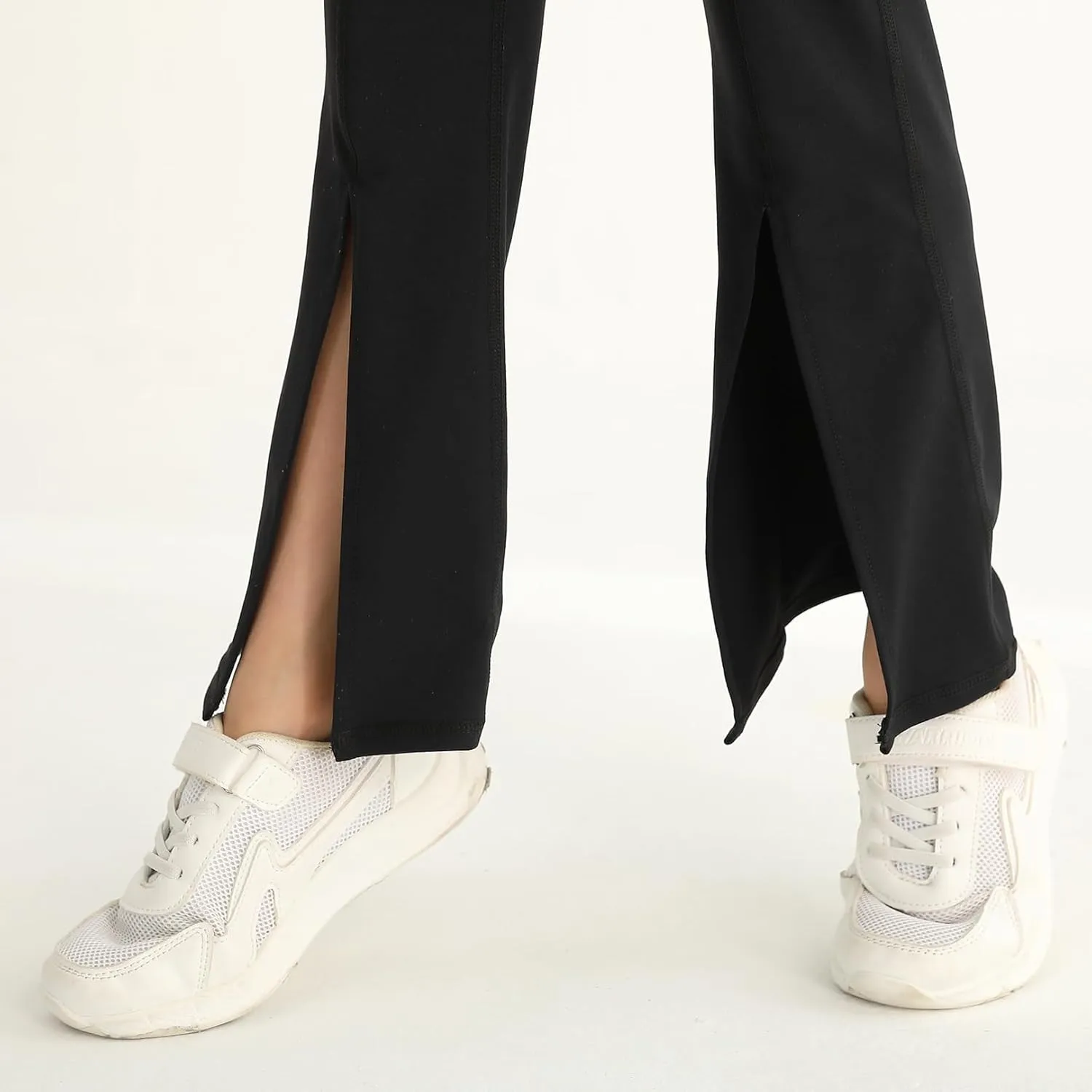 Girls Flare Legging Pants High Waist Bootcut Yoga Pants Kids Dance Bell Bottoms