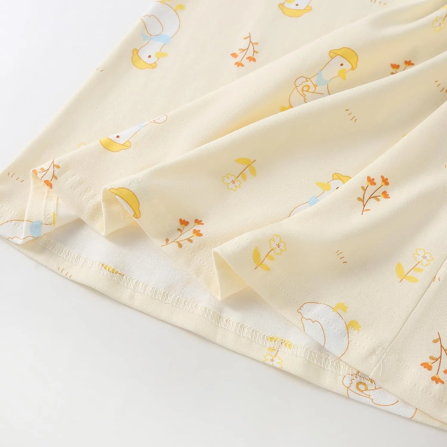 Girl's Stripes Nightgowns Cotton Sleep Shirts Sleepwear Princess Nightdress