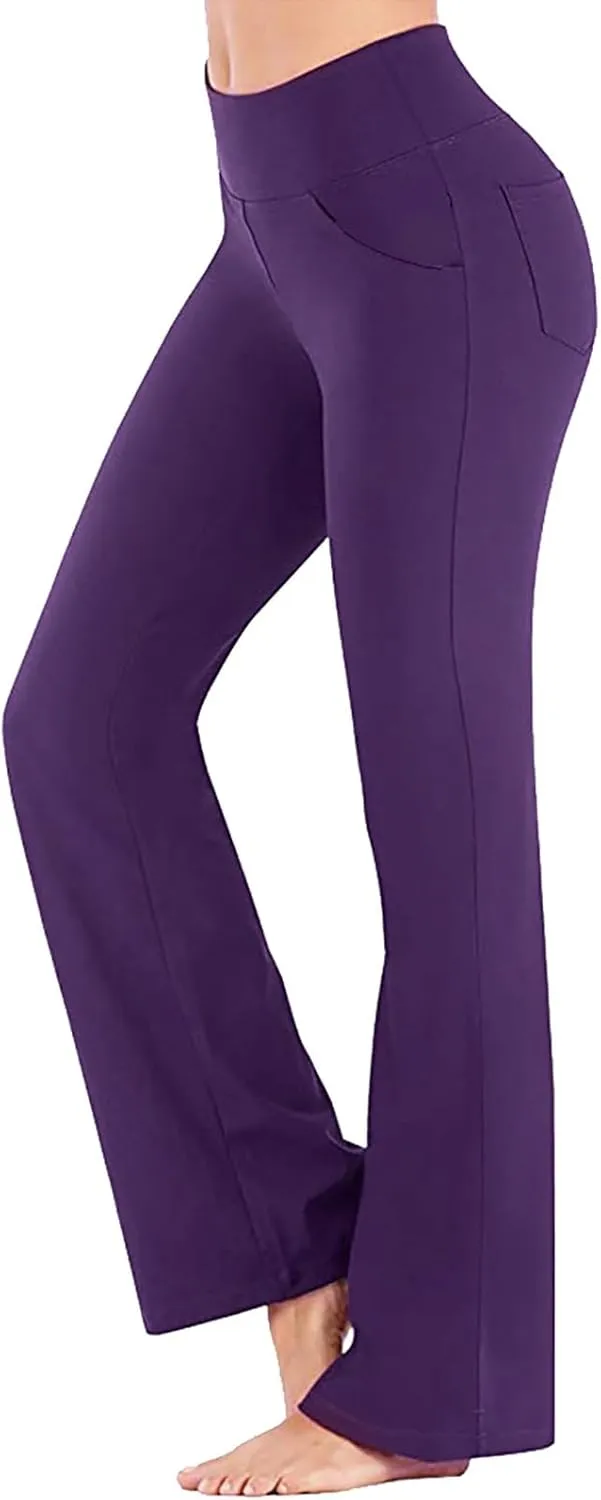 High Waisted Flare Leggings for Women Breathable Outdoor Running Fitness Pants Hip Lift Yoga Pants Women's Cargo