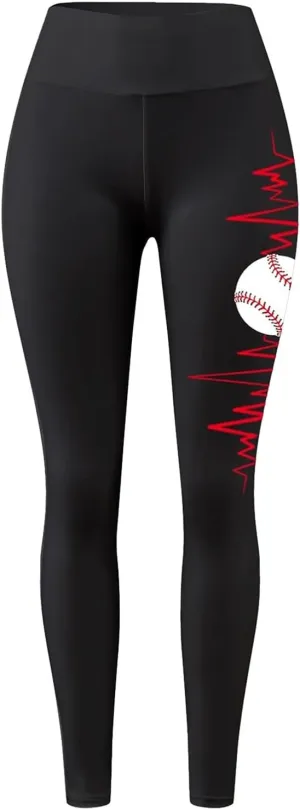 High Waisted Leggings for Women Printed Sports Yoga Pants Leggings XL Black Leggings Slimming Leggings for Women
