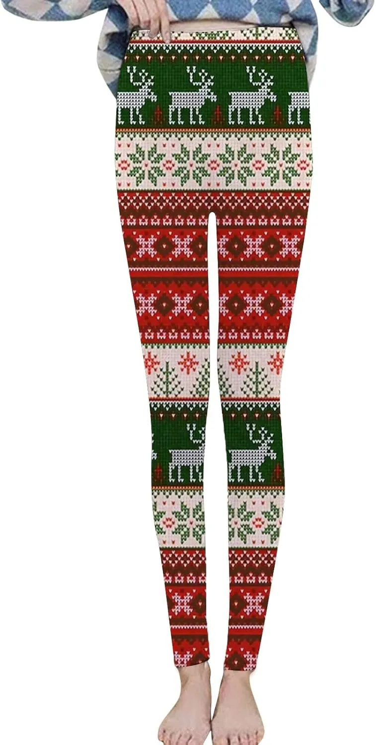 High Waisted Leggings Warm Halloween Print Cute Style Leggings Leggings for Women Plus Size Leggings Legging Women