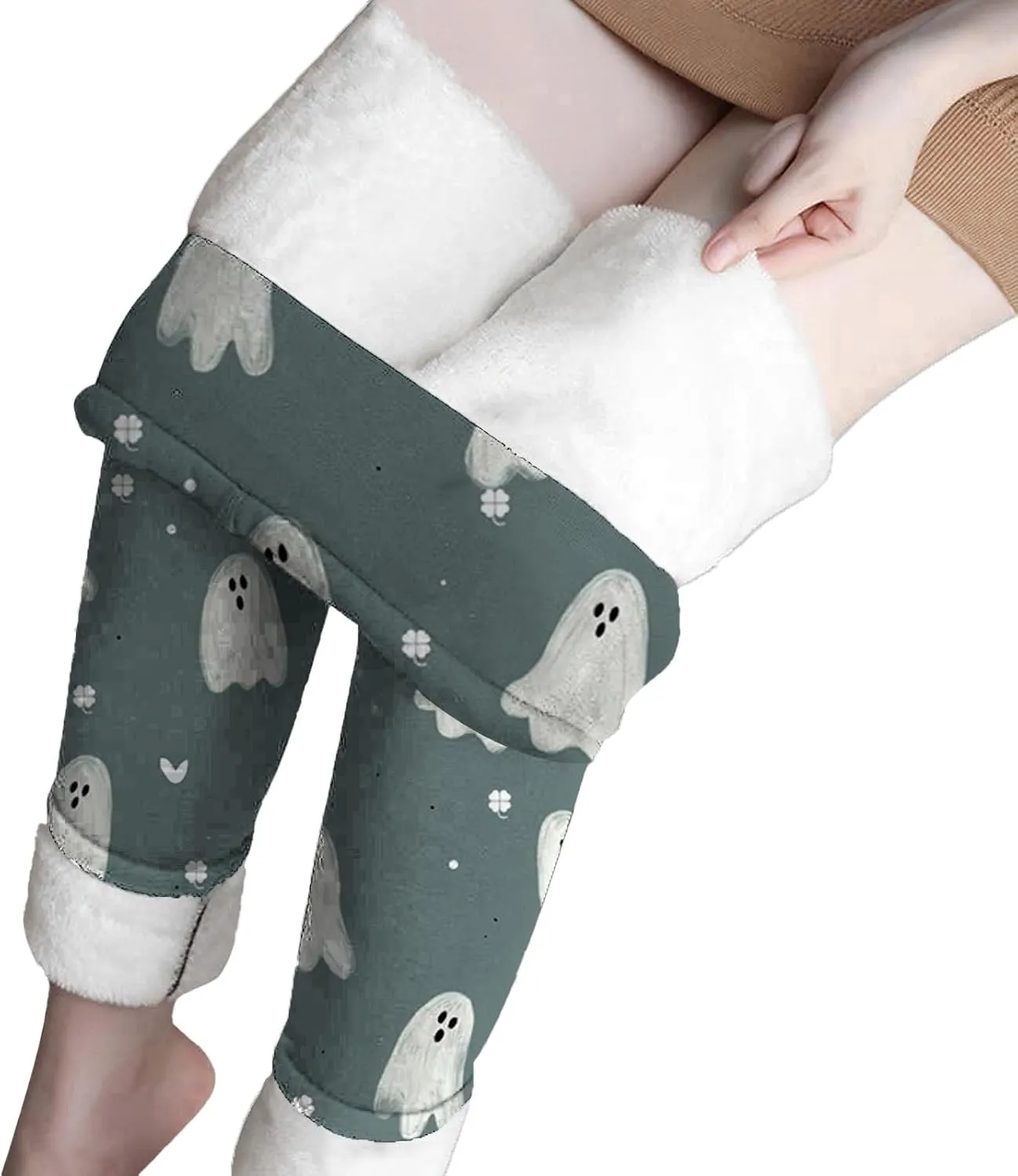 High Waisted Leggings Warm Halloween Print Cute Style Leggings Leggings for Women Plus Size Leggings Legging Women