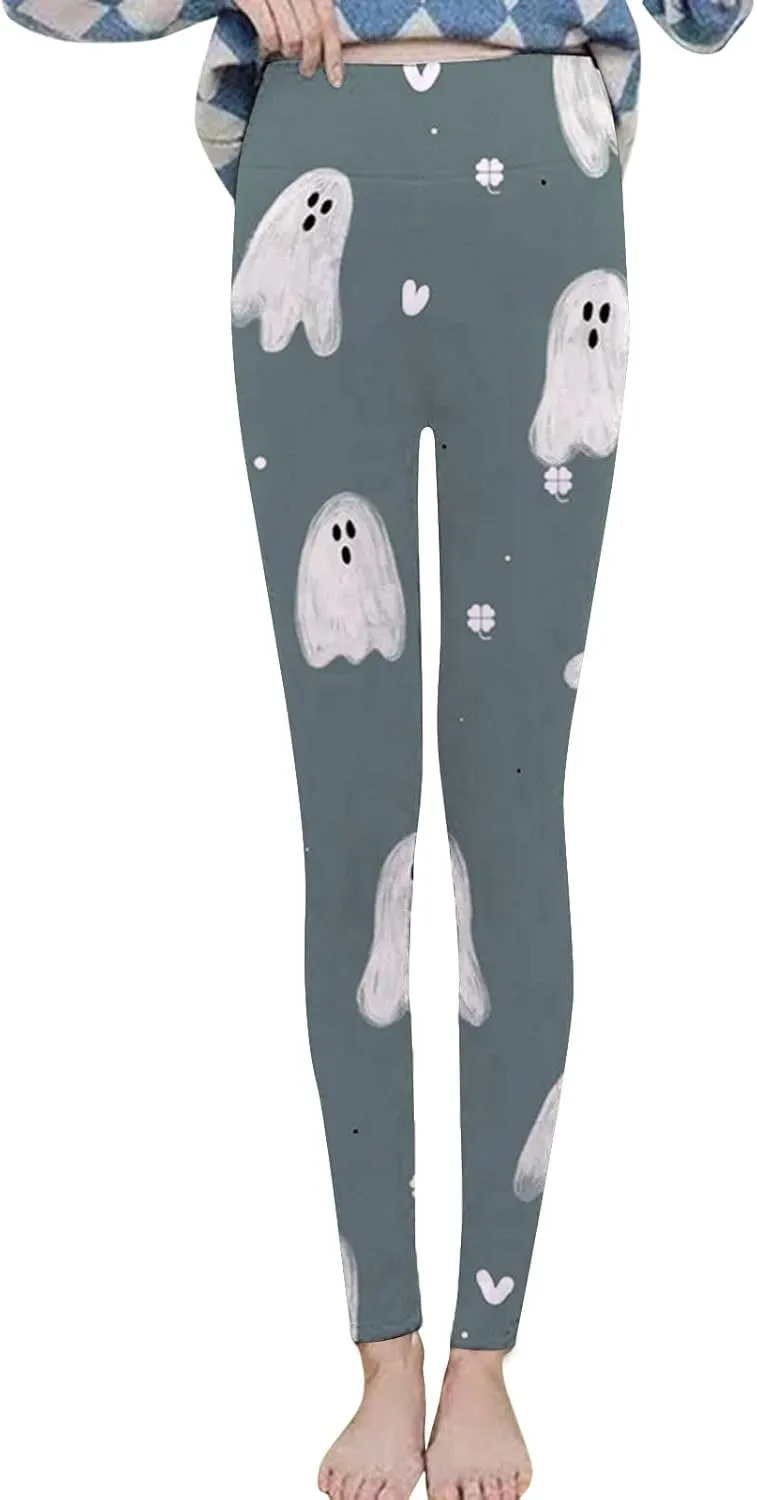 High Waisted Leggings Warm Halloween Print Cute Style Leggings Leggings for Women Plus Size Leggings Legging Women