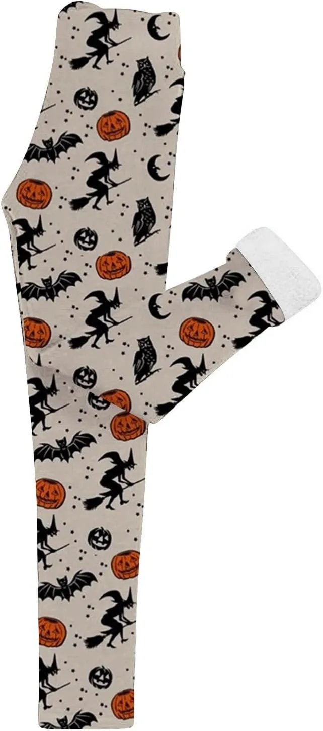 High Waisted Leggings Warm Halloween Print Cute Style Leggings Leggings for Women Plus Size Leggings Legging Women