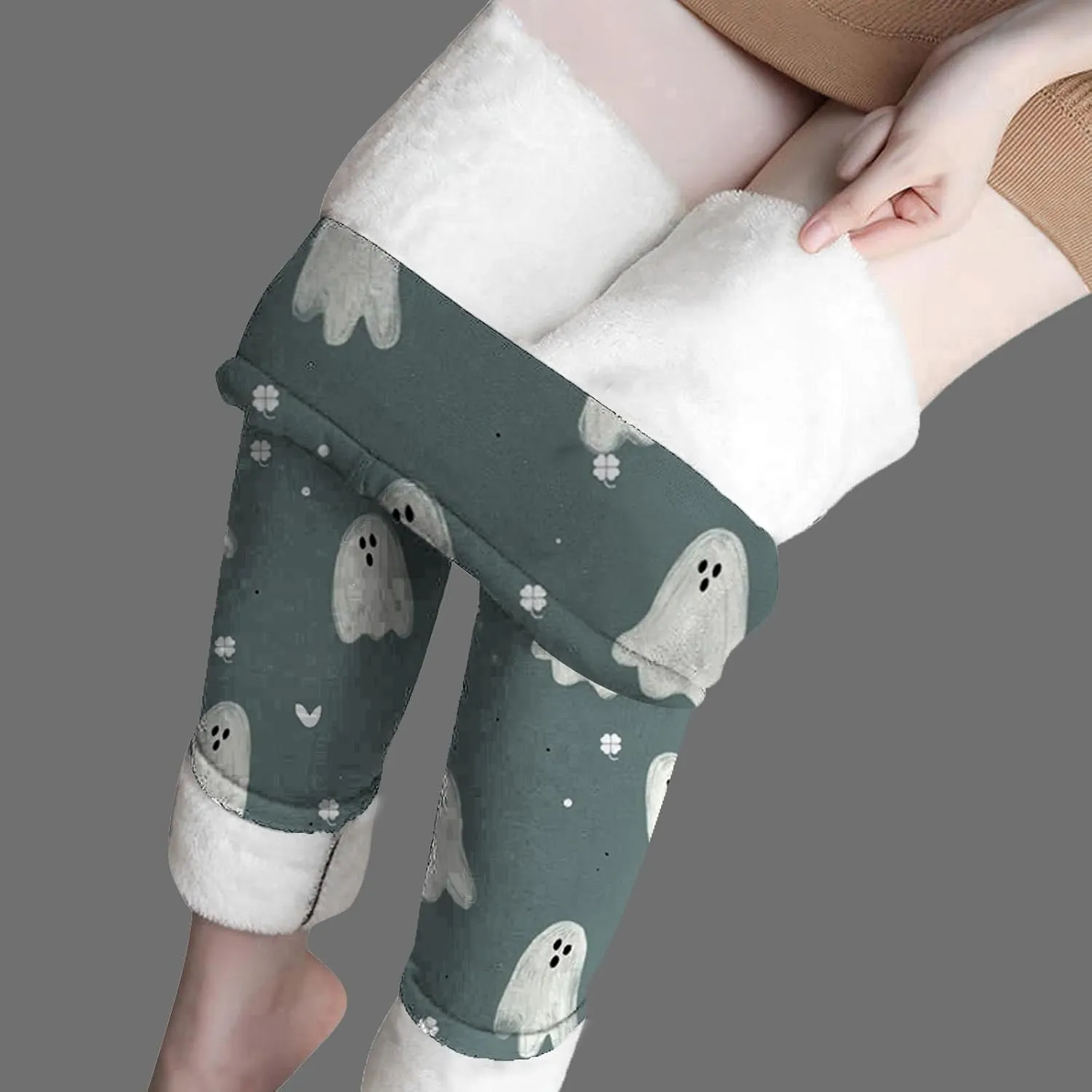 High Waisted Leggings Warm Halloween Print Cute Style Leggings Leggings for Women Plus Size Leggings Legging Women