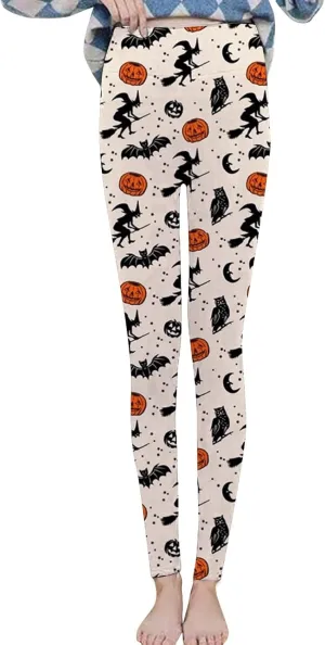High Waisted Leggings Warm Halloween Print Cute Style Leggings Leggings for Women Plus Size Leggings Legging Women