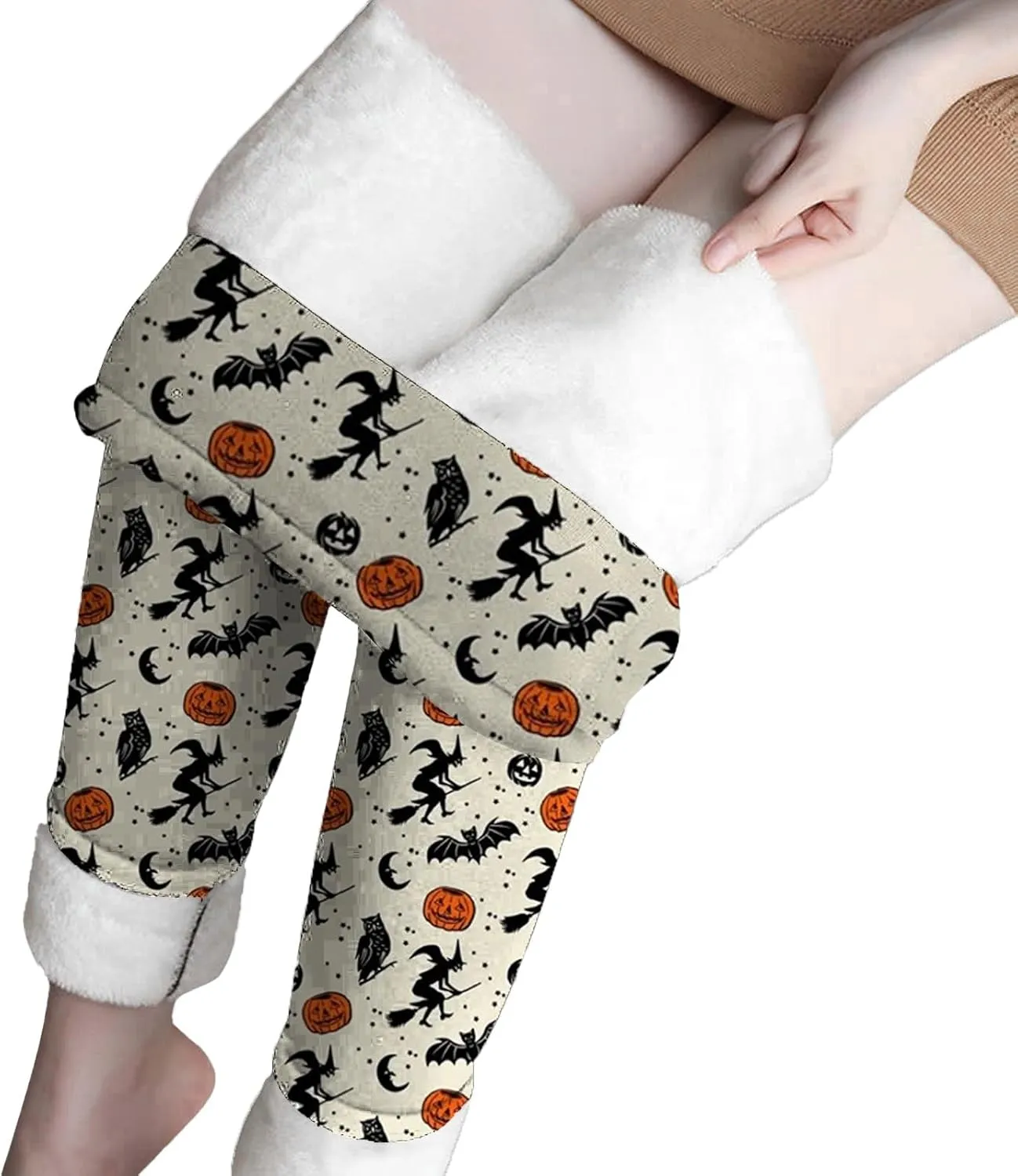 High Waisted Leggings Warm Halloween Print Cute Style Leggings Leggings for Women Plus Size Leggings Legging Women