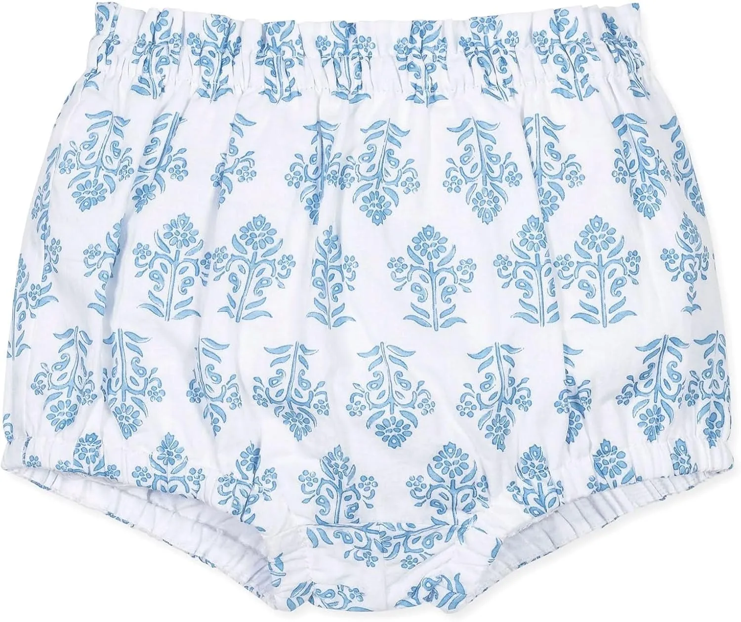 Hope & Henry Layette Baby Girl Woven Swing Top and Ruffle Bloomer 2-Piece Set