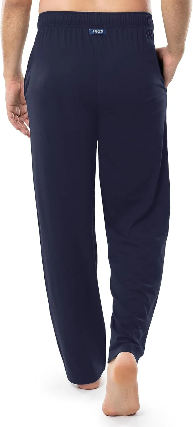 IZOD mens Jersey Knit Sleep Pant