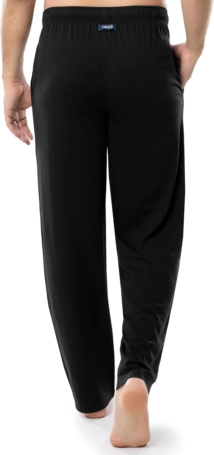 IZOD mens Jersey Knit Sleep Pant