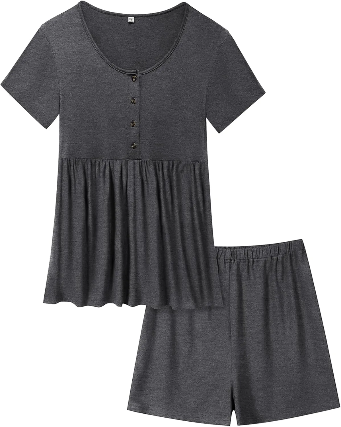 JiniGolla Women's Maternity Nursing Pajama Sets Short Sleeve Postpartum Pjs Breastfeeding Pregnancy Clothes