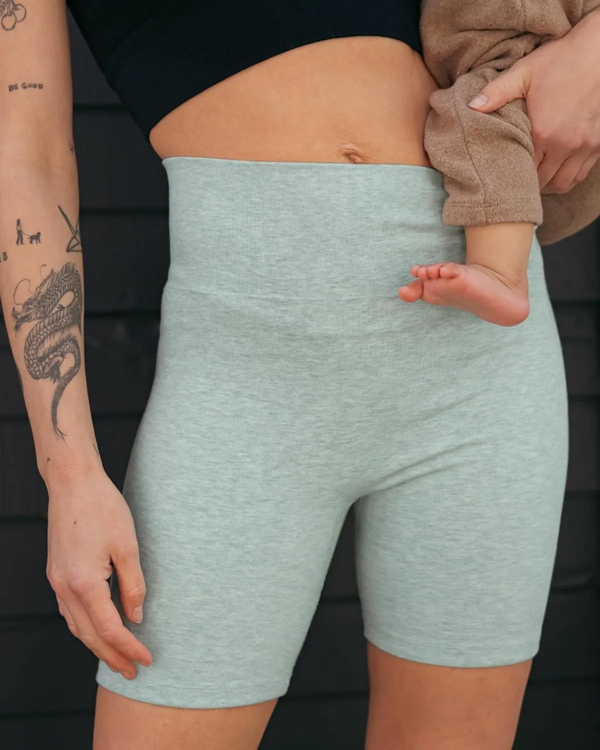 Kindred Bravely Sublime Maternity & Postpartum Biker Shorts/Maternity Shorts, Everyday Loungewear