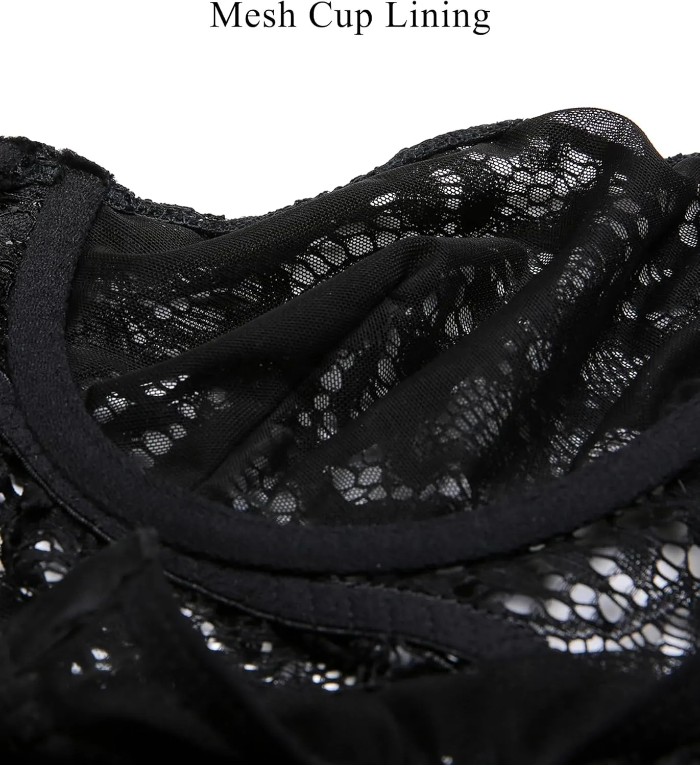 Ladies & Men's story Women's Underwire Plus Size Lingerie Babydoll Sexy Ruffle Lace Chemises