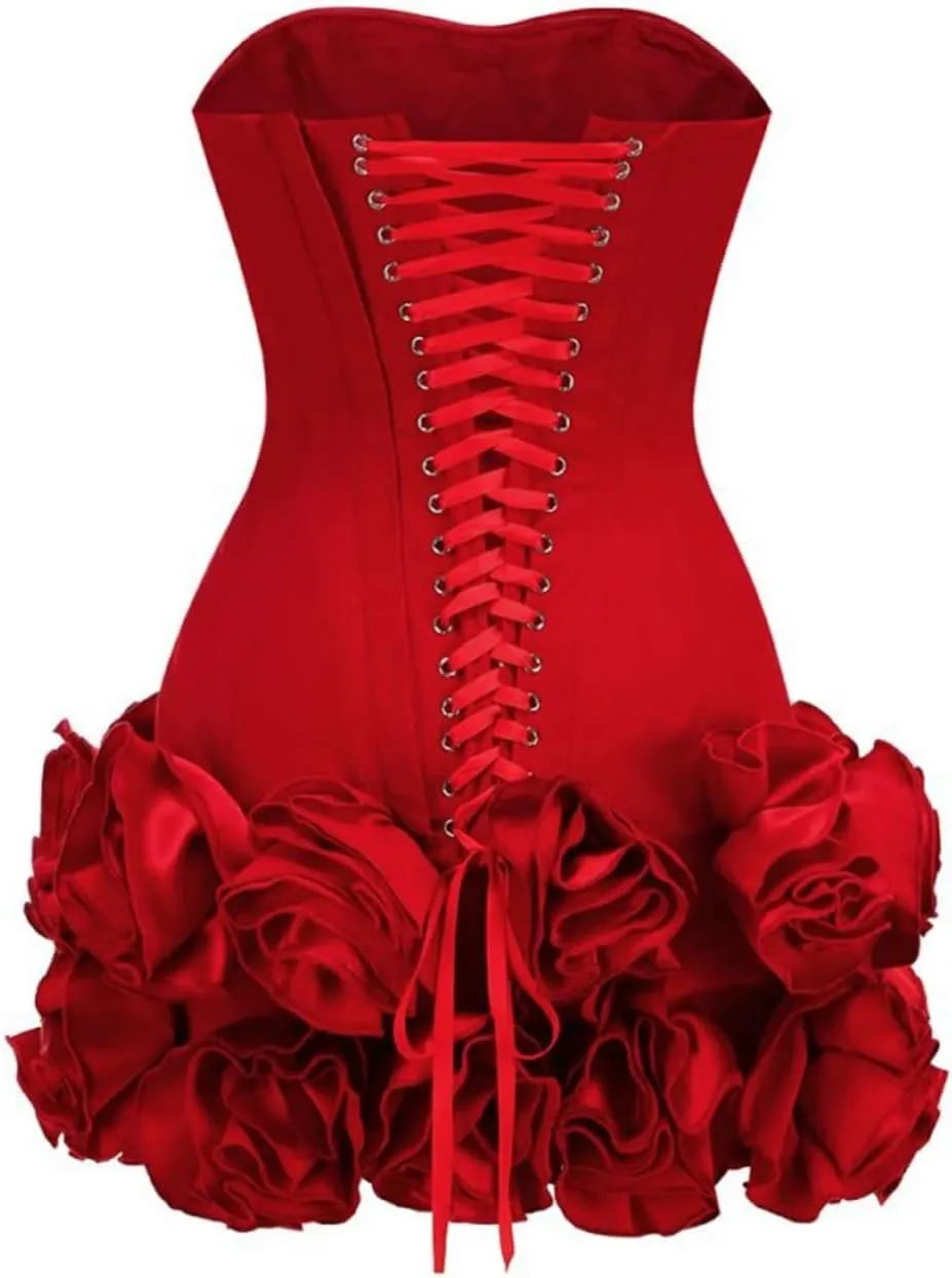 Layered Ruffle Edge Cocktail Party Dresses Sexy Strapless Homecoming Dresses Off Shoulder Satin Bodycon Mini Dresses