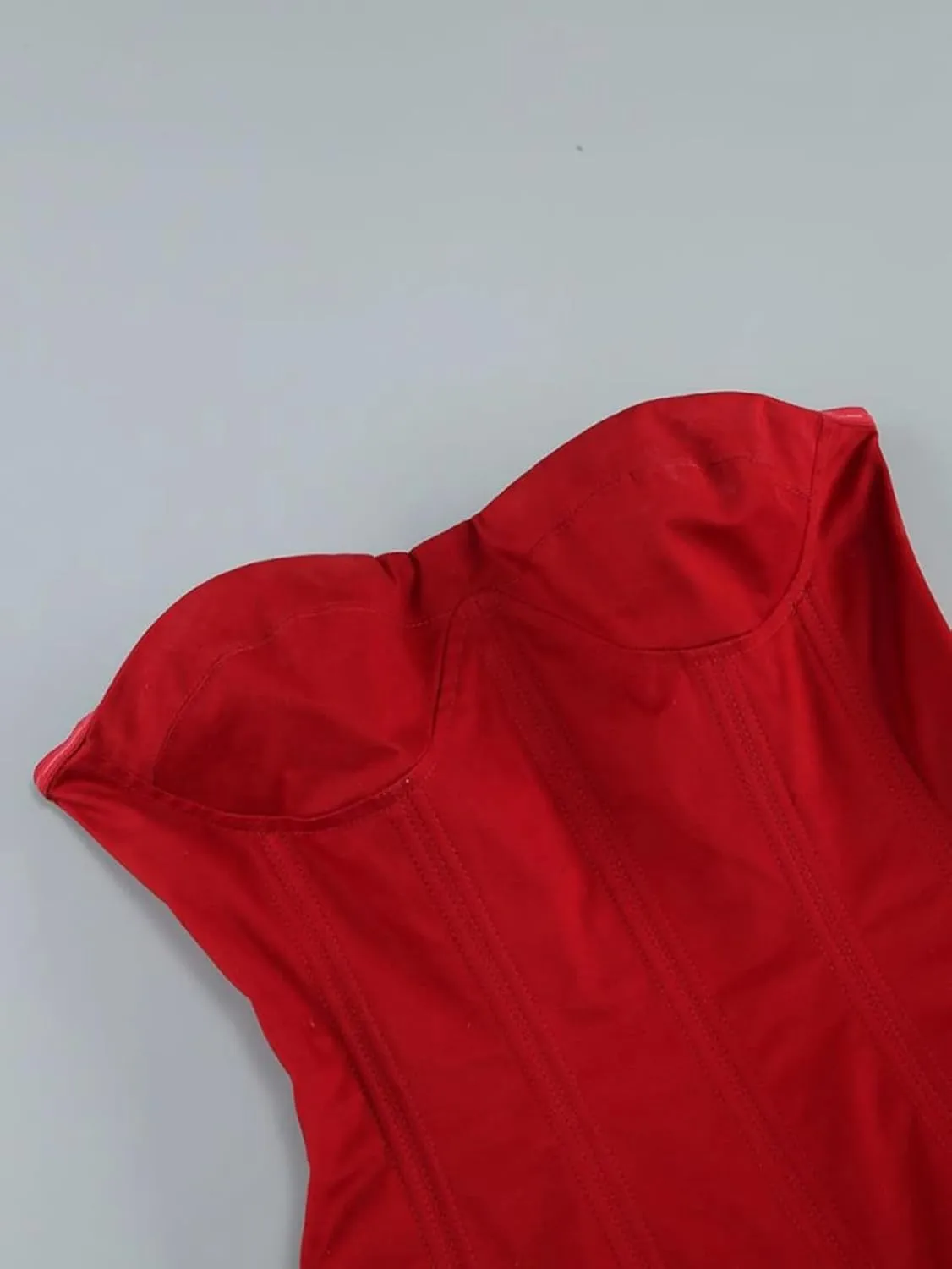 Layered Ruffle Edge Cocktail Party Dresses Sexy Strapless Homecoming Dresses Off Shoulder Satin Bodycon Mini Dresses