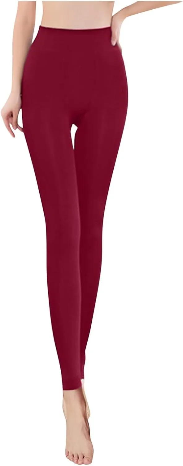 LCMTWX Women's Leggings Long Boot Casual Slim All- Leggings Christmas Women Pants Women's Leggings