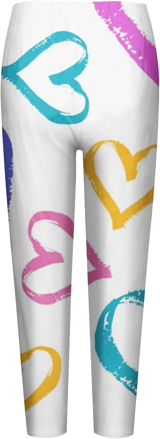 Leggings for Women Buttery Soft Dressy Valentines Day Leggings Women with Pockets Winter Leggings