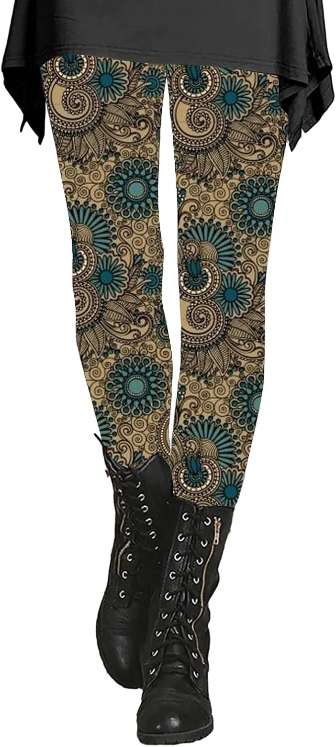 Leggings for Women High Waisted High Waist Leggings with Pockets Christmas Leggings Women