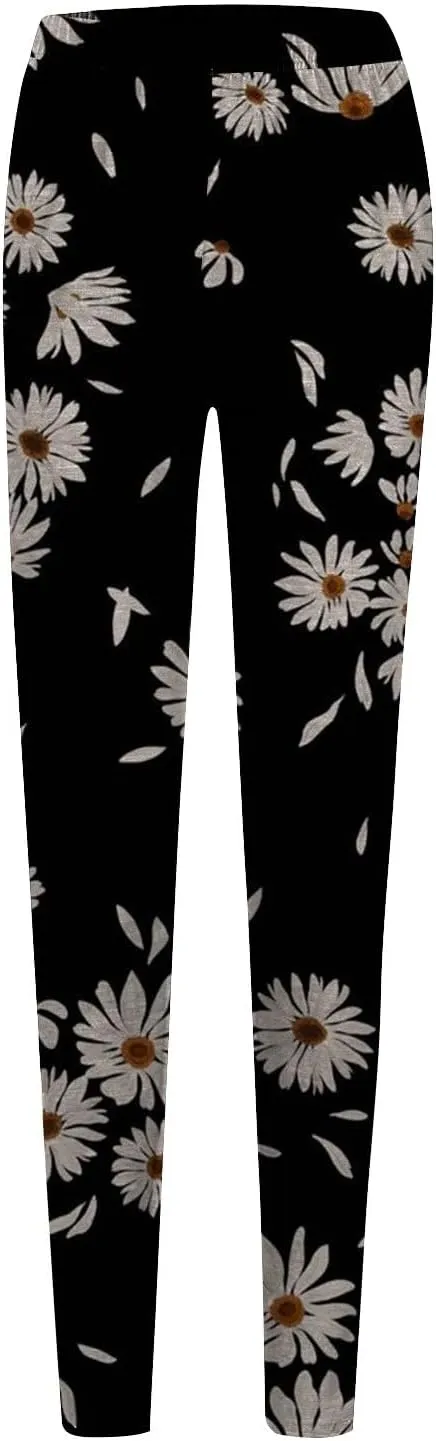Leggings for Women Tall Length Cow Print High Waisted Leggings Women Leggings for Older Women