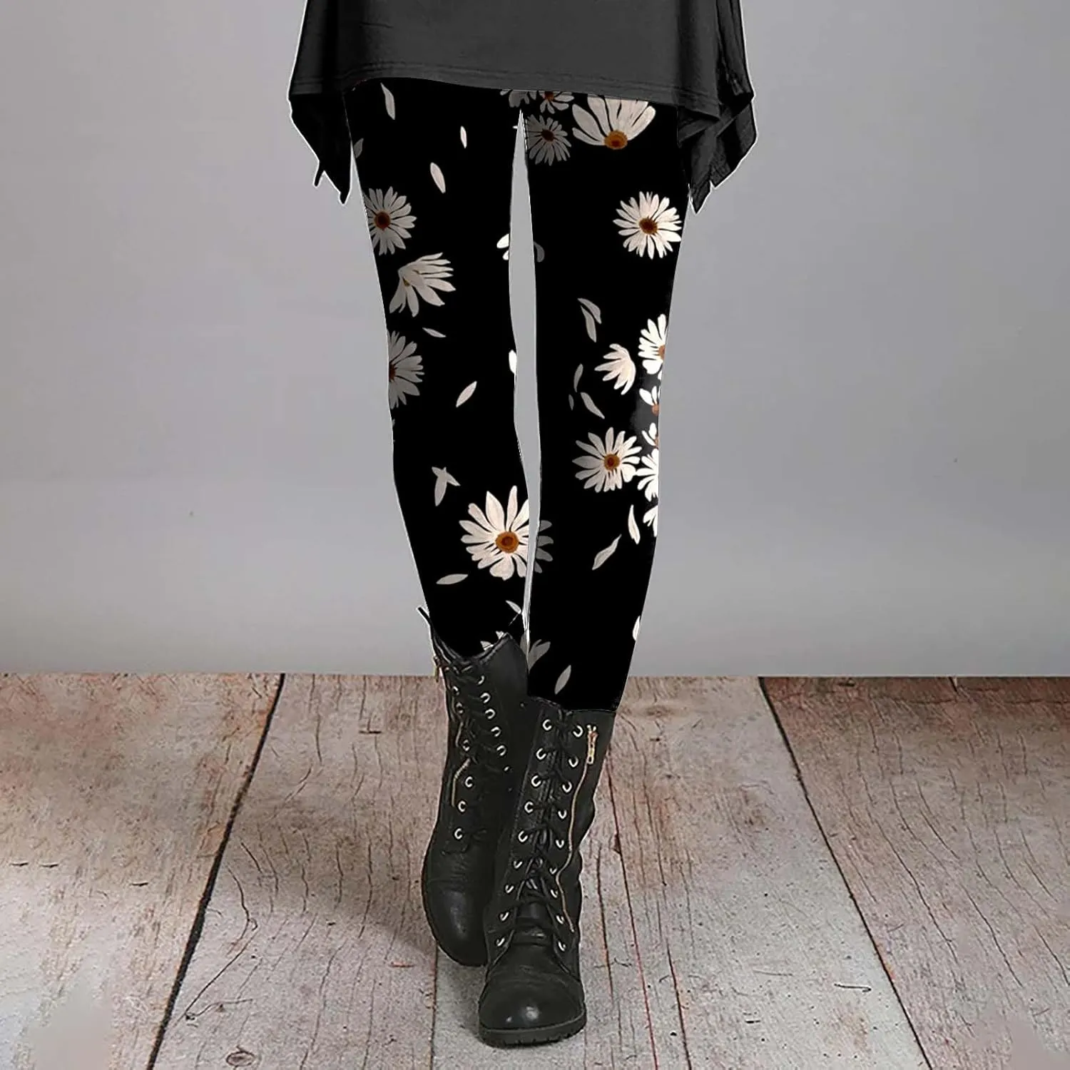 Leggings for Women Tall Length Cow Print High Waisted Leggings Women Leggings for Older Women