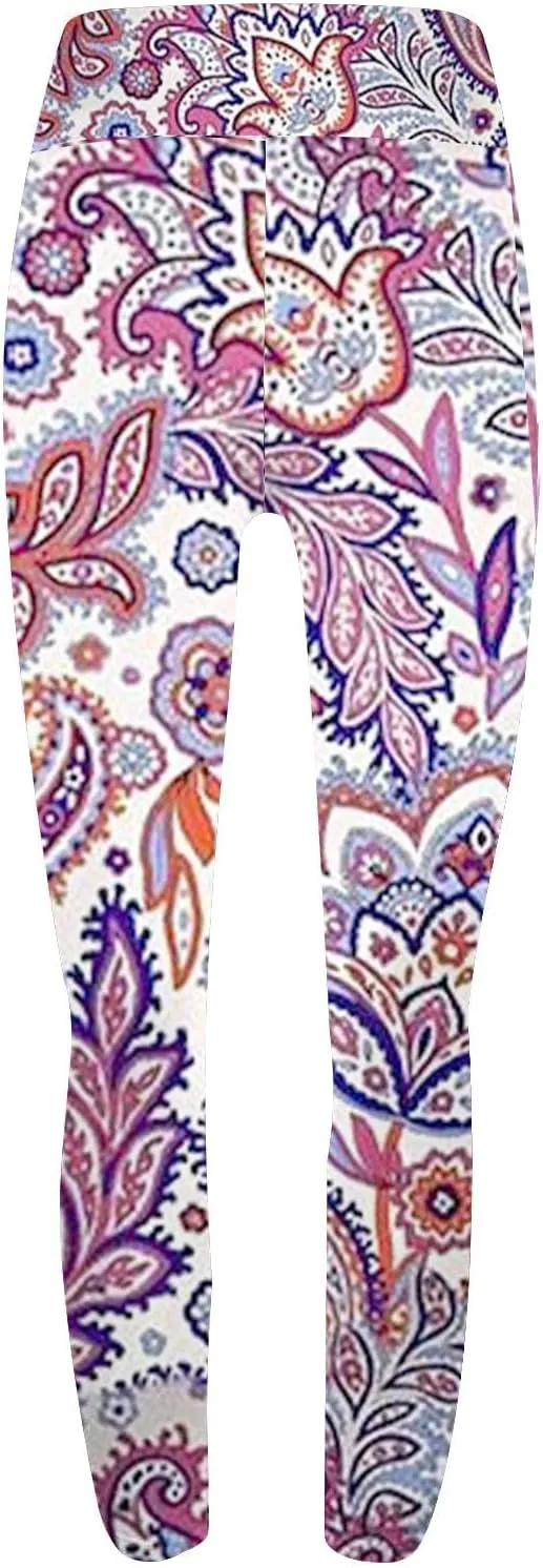 Leggings for Women Tall Length Cow Print High Waisted Leggings Women Leggings for Older Women