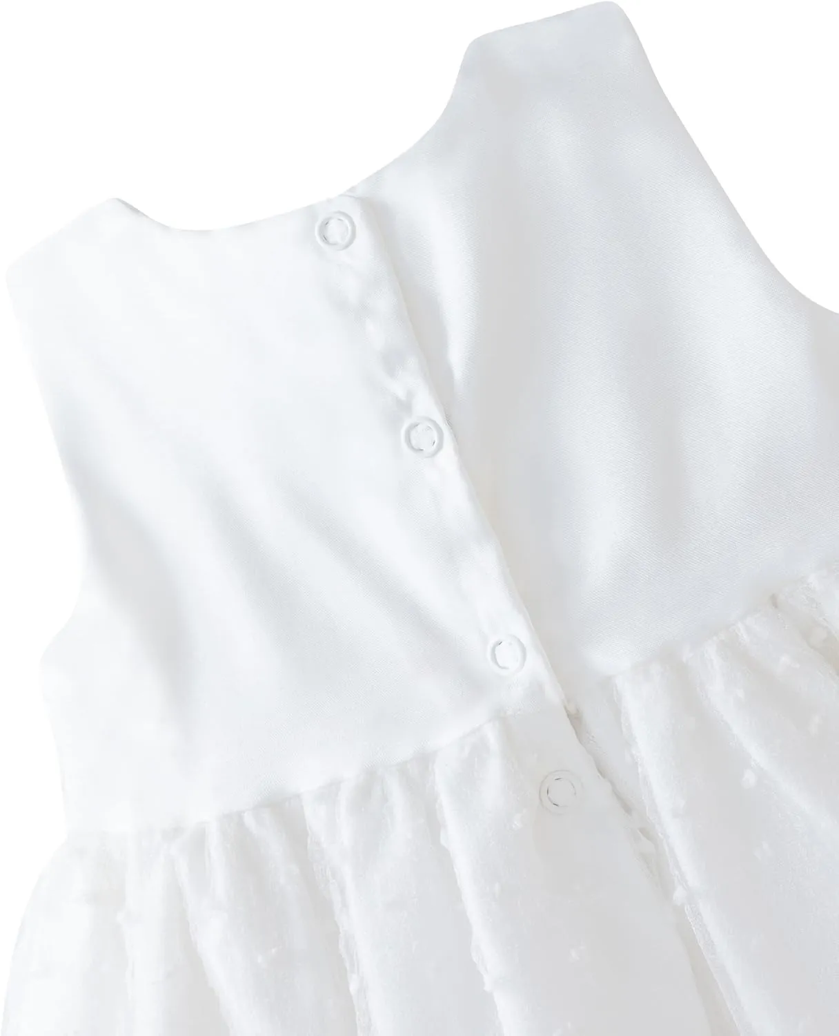 Lilax Baby Girl Lace Sleeveless Dot Tulle Dress Pageant 3 Piece Party Wedding Outfit