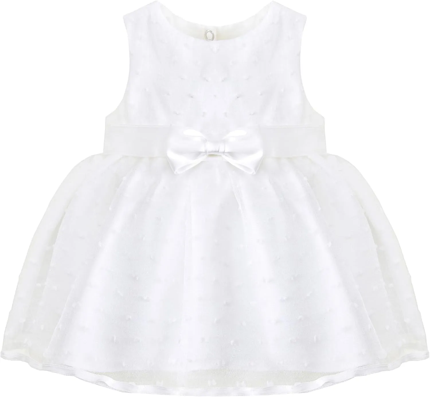 Lilax Baby Girl Lace Sleeveless Dot Tulle Dress Pageant 3 Piece Party Wedding Outfit