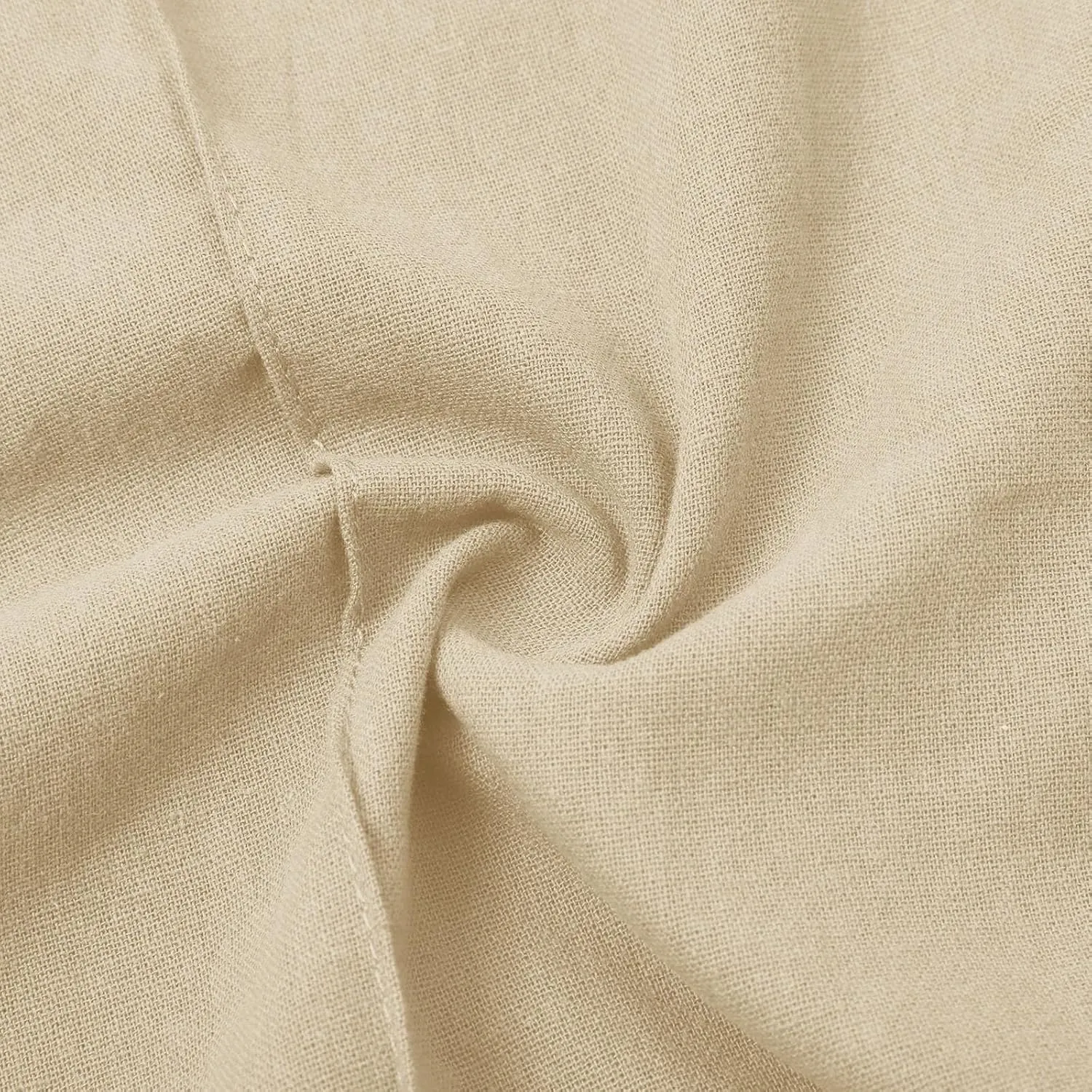 Linen Pants Women Summer Casual Beach Vacation Drawstring High Waist Loose Stright Wide Leg Pants Trouser for Women